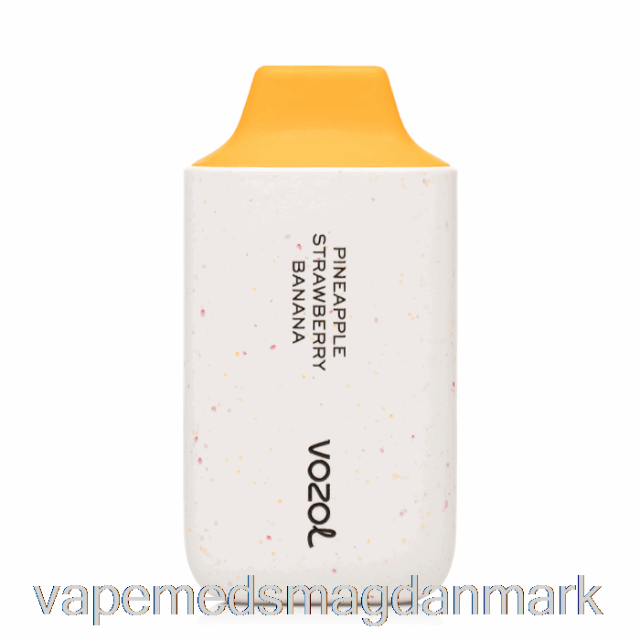 Vape Juice Vozol Star 6000 Engangs Ananas Jordbær Banan